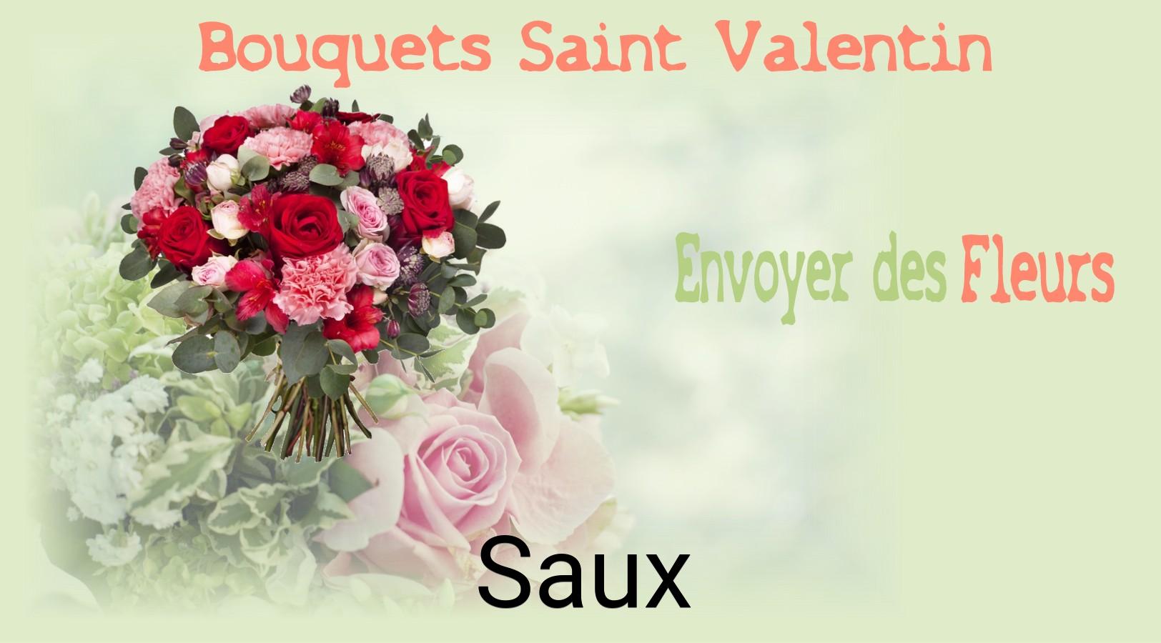Roses de Saint-Valentin livrées à Saux